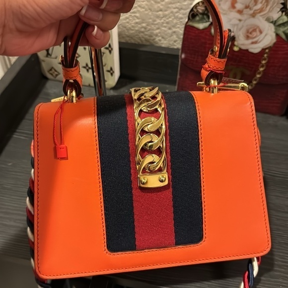 Authentic Gucci Sylvie two way bag- Brand New No box - Picture 5 of 11